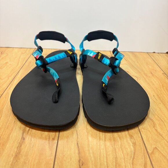 Luna Sandals Mono Winged Edition Mountain Crystal Blue Thong Men’s Size 13 NWOB